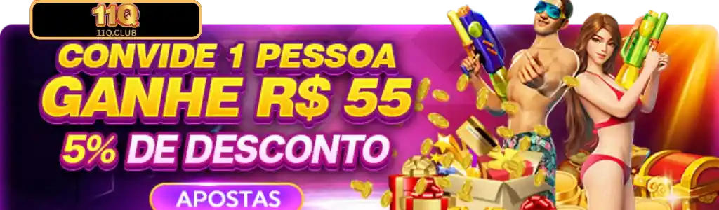 Indique amigos para o 11Q Cassino e ganhe recompensas.