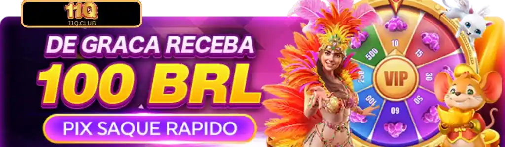 bônus de boas-vindas 100% no 11Q cassino